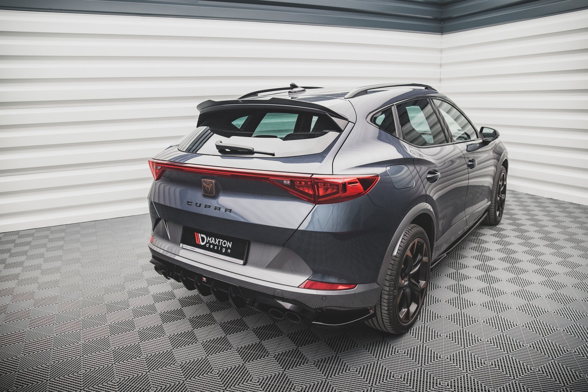 Diffusor Flaps V.1 passend für CUPRA Formentor VZ Mk1 / Mk1 FL schwarz Hochglanz