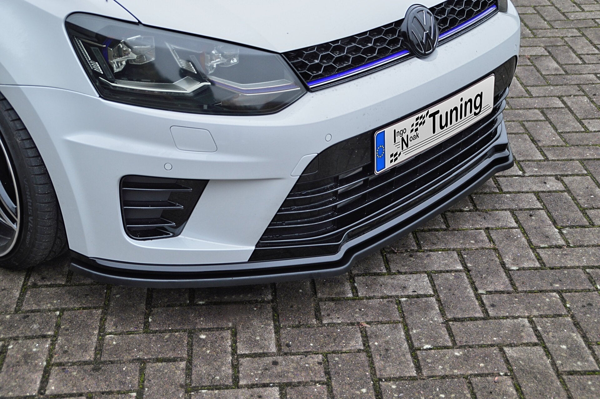 Cup Frontspoilerlippe für VW Polo WRC (Schwarz Matt)