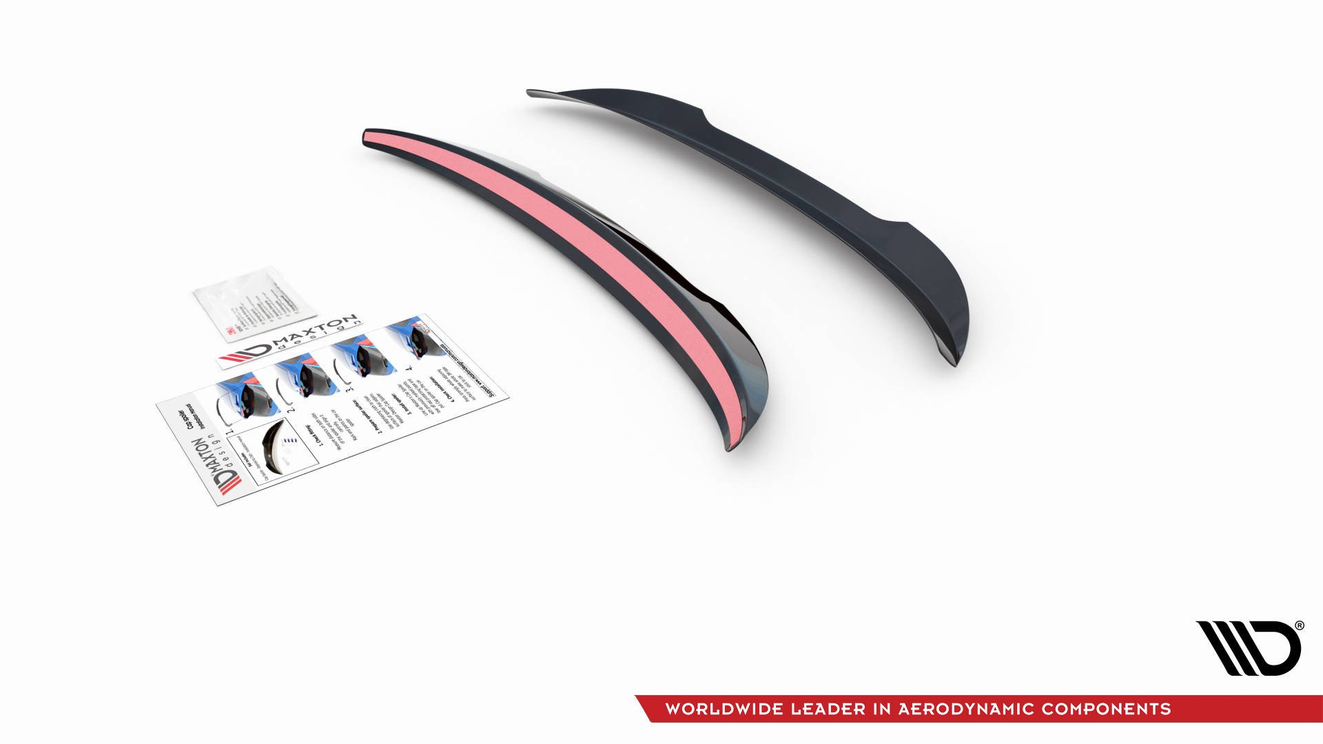 Spoiler CAP für Mini Cooper / One R50 schwarz Hochglanz