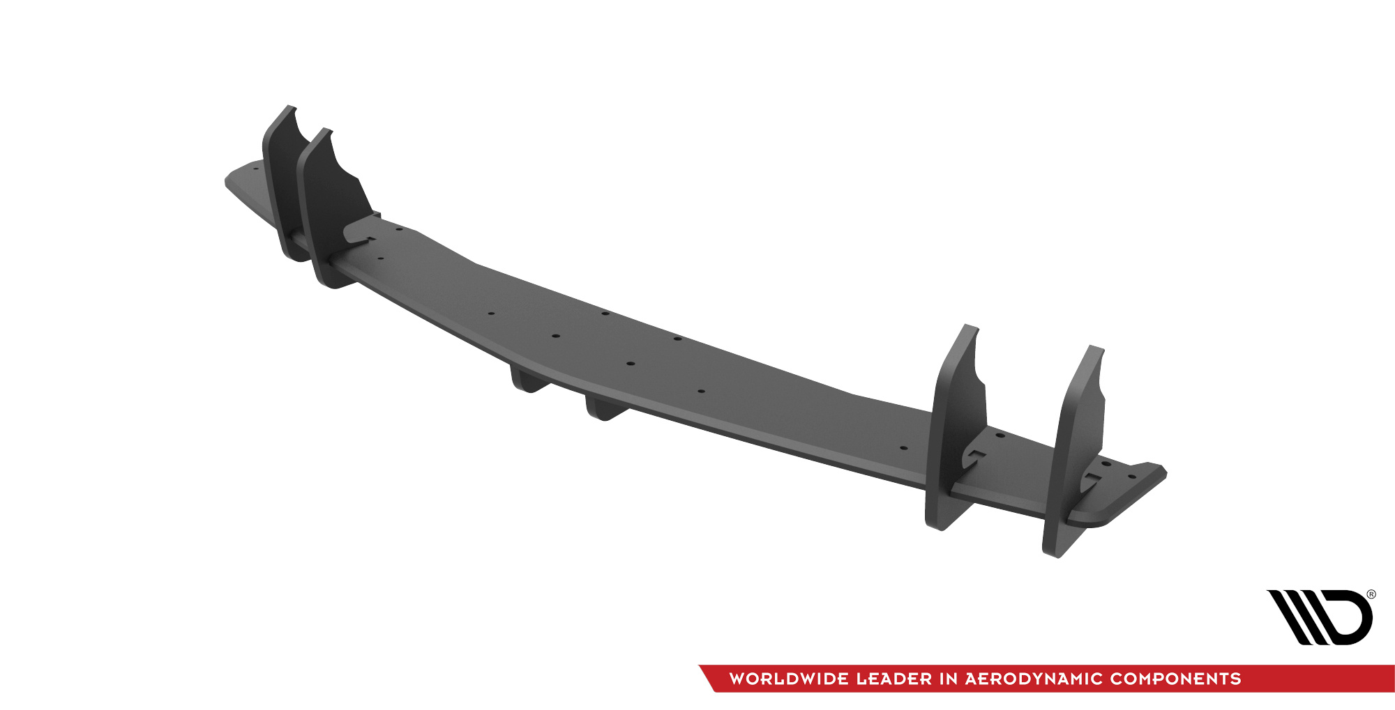 Street Pro Heckschürze Heck Ansatz Diffusor passend für Mazda 3 MPS Mk1 rot