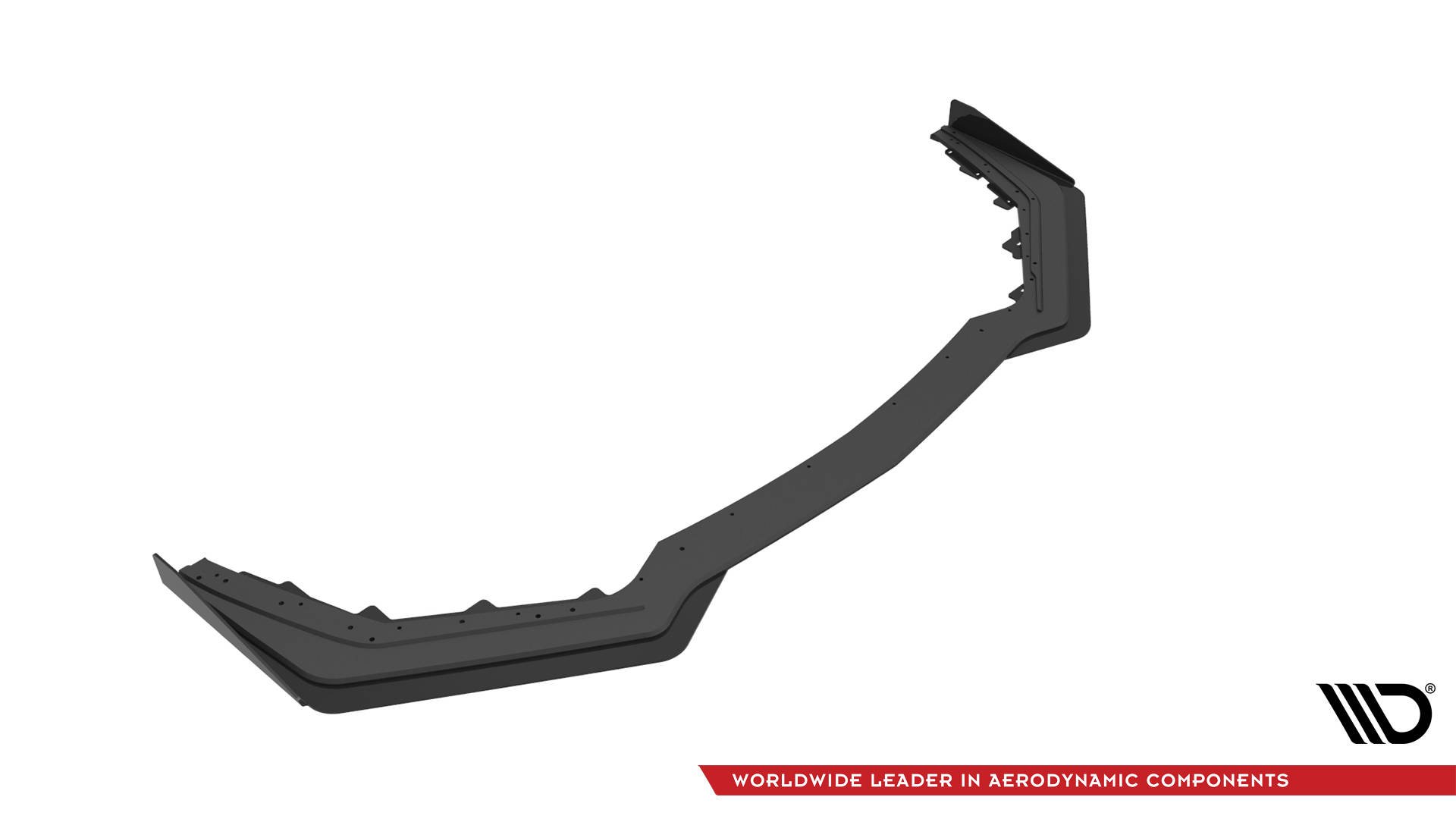 Street Pro Spoilerlippe Front Ansatz V.1 passend für Ford Mustang GT MK6 FL rot+ Hochglanz Flaps