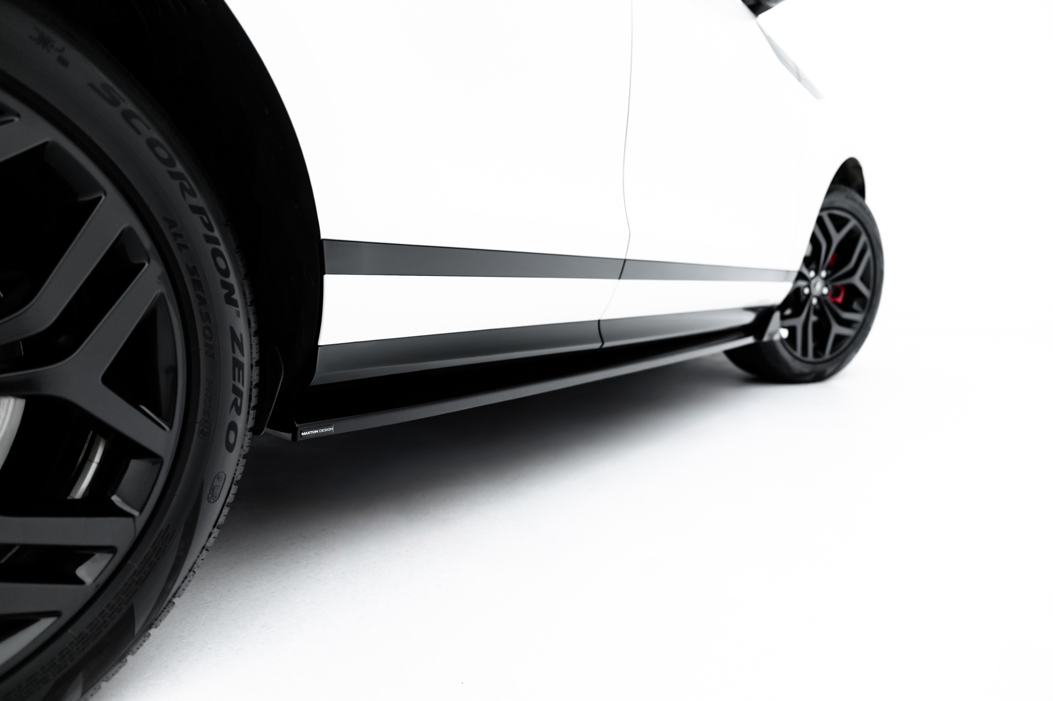 Seitenschweller Ansatz Paar passend für Land Rover Range Rover Evoque Dynamic Mk2 schwarz Hochglanz