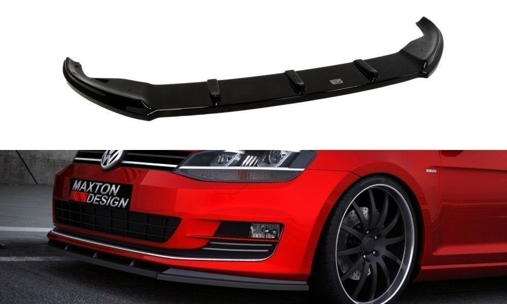 Front Ansatz für VW Golf Mk7 schwarz Hochglanz