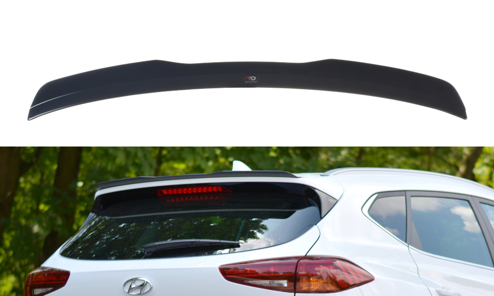 Spoiler CAP für Hyundai Tucson Mk3 Facelift schwarz Hochglanz