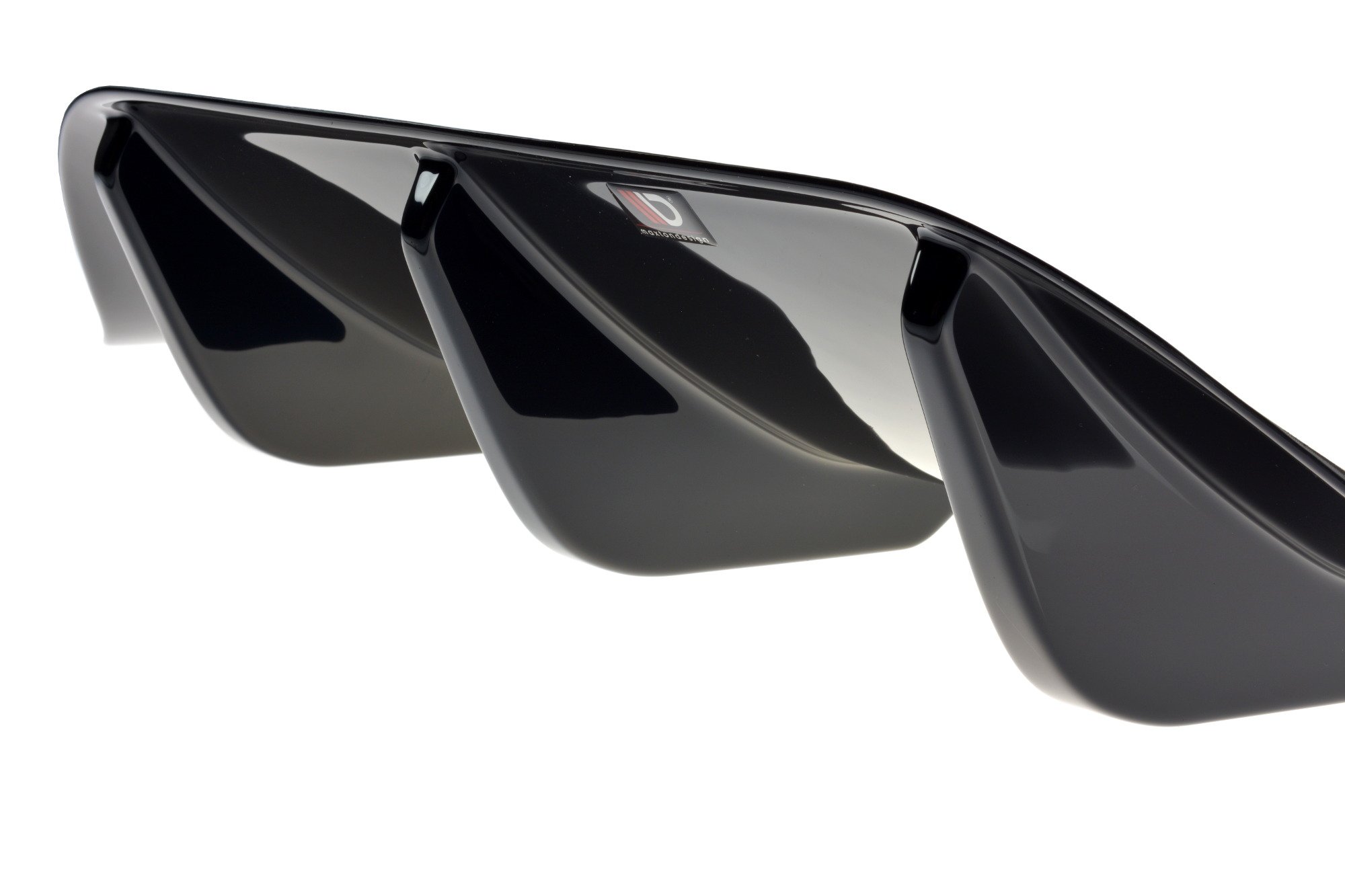 Diffusor Heck Ansatz für Alfa Romeo Giulia Veloce schwarz Hochglanz