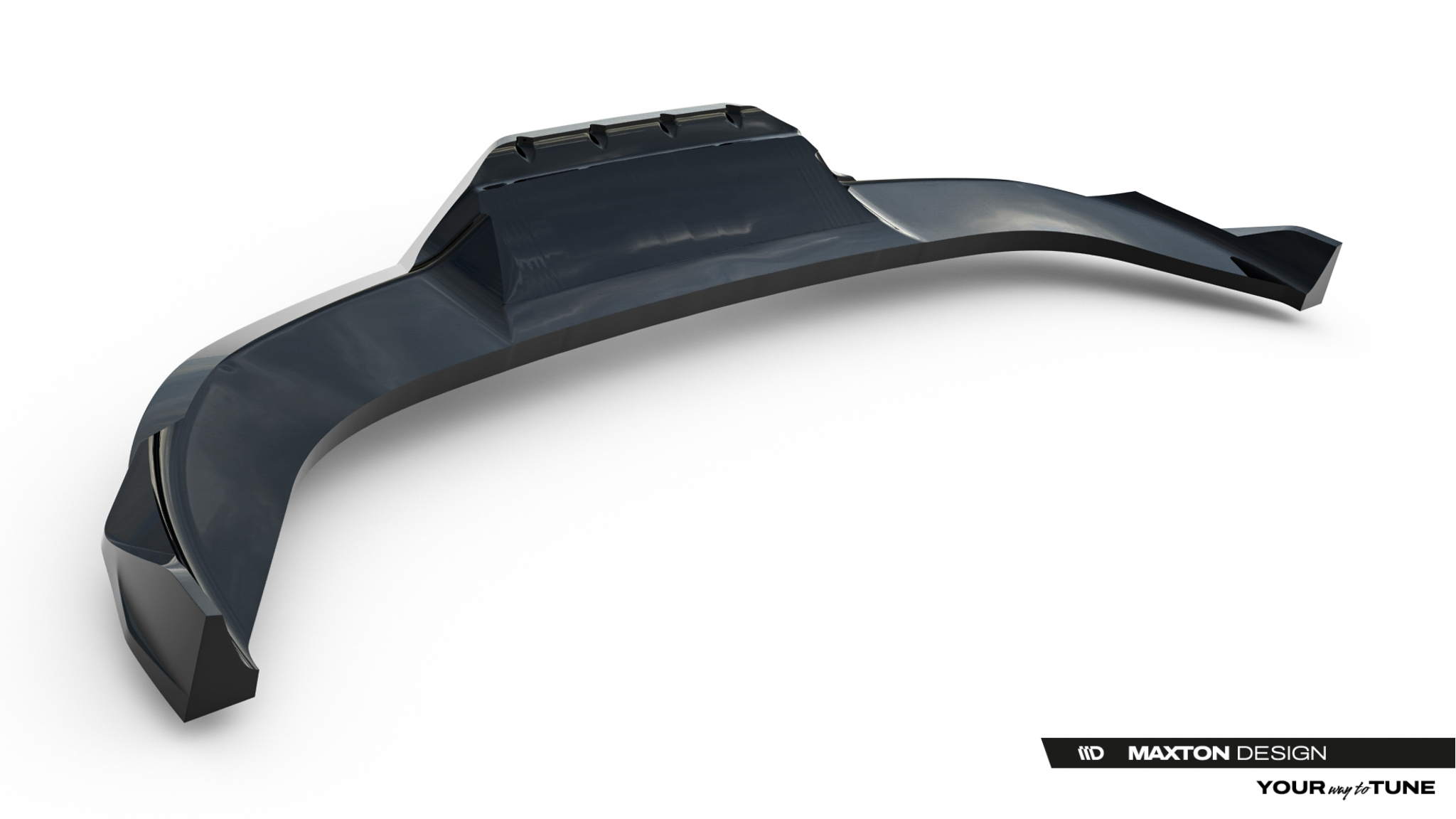 Diffusor Heckansatz passend für V.3 Cupra Terramar Mk1 mit AHK schwarz Hochglanz