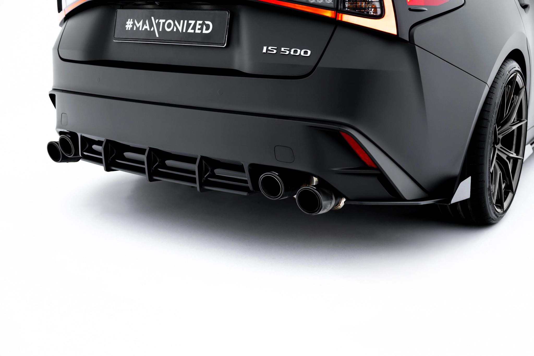 Heckansatz Diffusor passend für Lexus IS 500 Mk3 Facelift 2 XE30 roter Kern