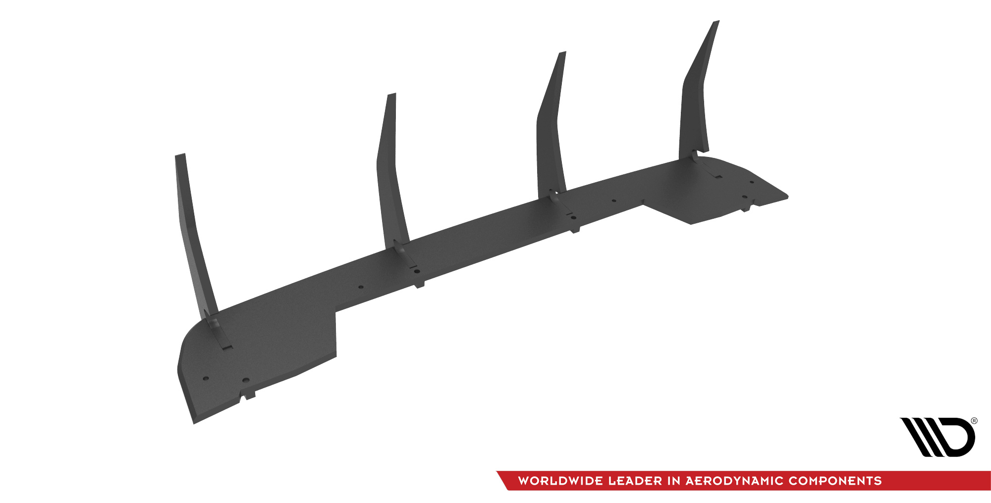Street Pro Heckschürze Heck Ansatz Diffusor passend für Hyundai Kona N Mk1 rot