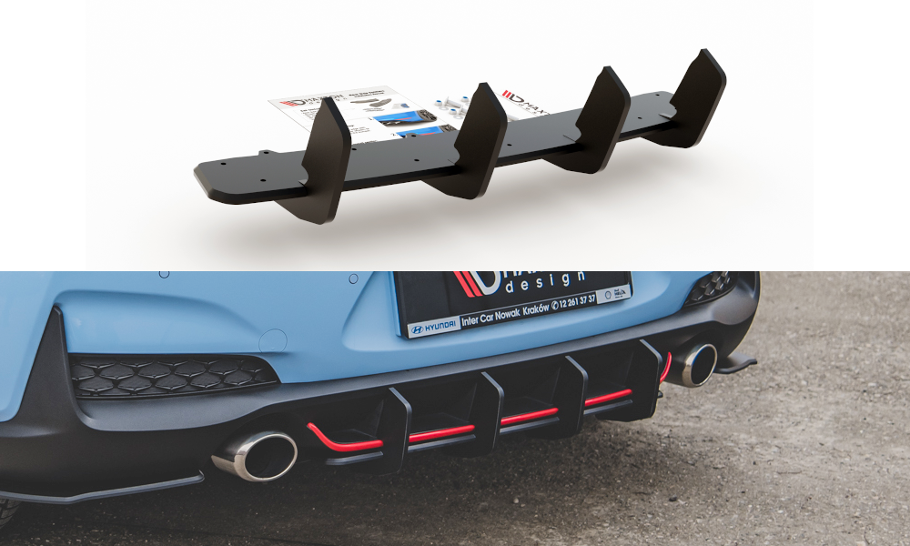 Robuste Racing Heckschürze V.2 für Hyundai I30 N Mk3 Hatchback