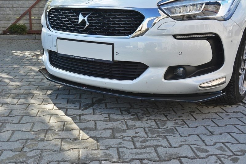 Street+ Spoilerlippe Front Ansatz V.2 passend für Citroen DS5 schwarz Hochglanz