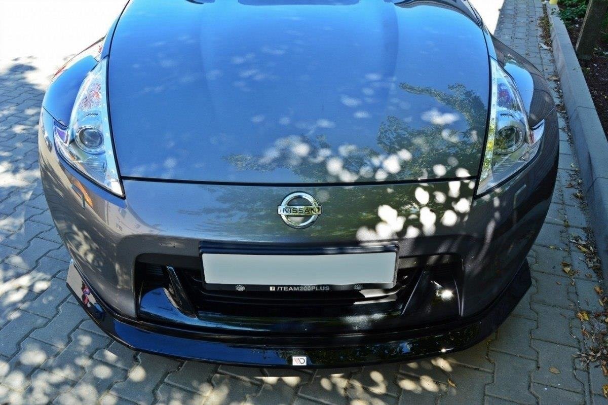Street+ Spoilerlippe Front Ansatz passend für Nissan 370Z schwarz Hochglanz