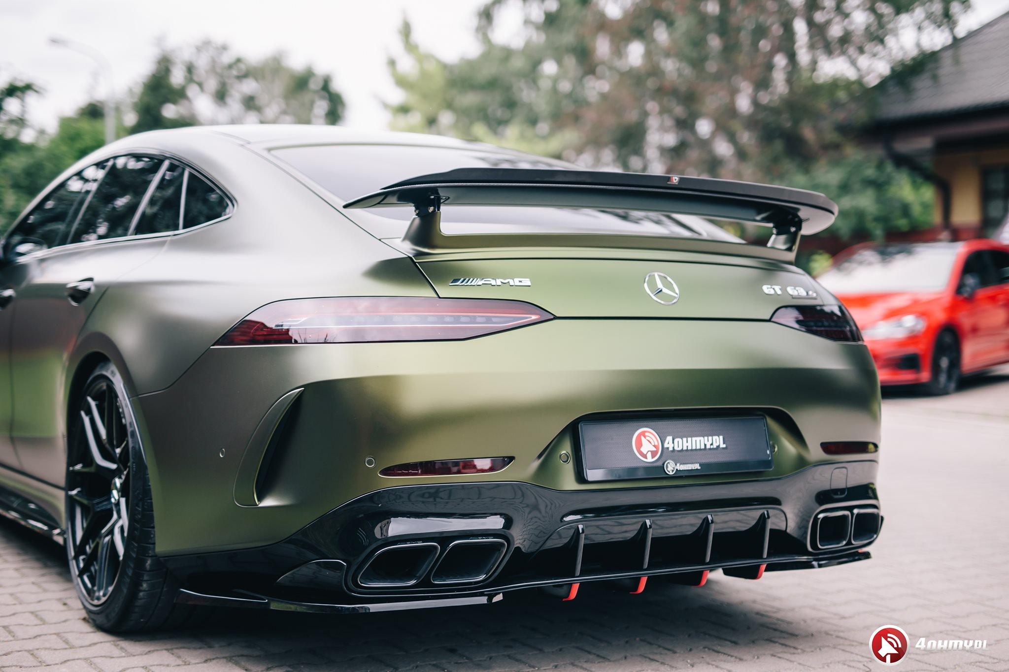 Spoiler CAP für Mercedes-AMG GT 63S 4-Door Coupe X290 schwarz Hochglanz