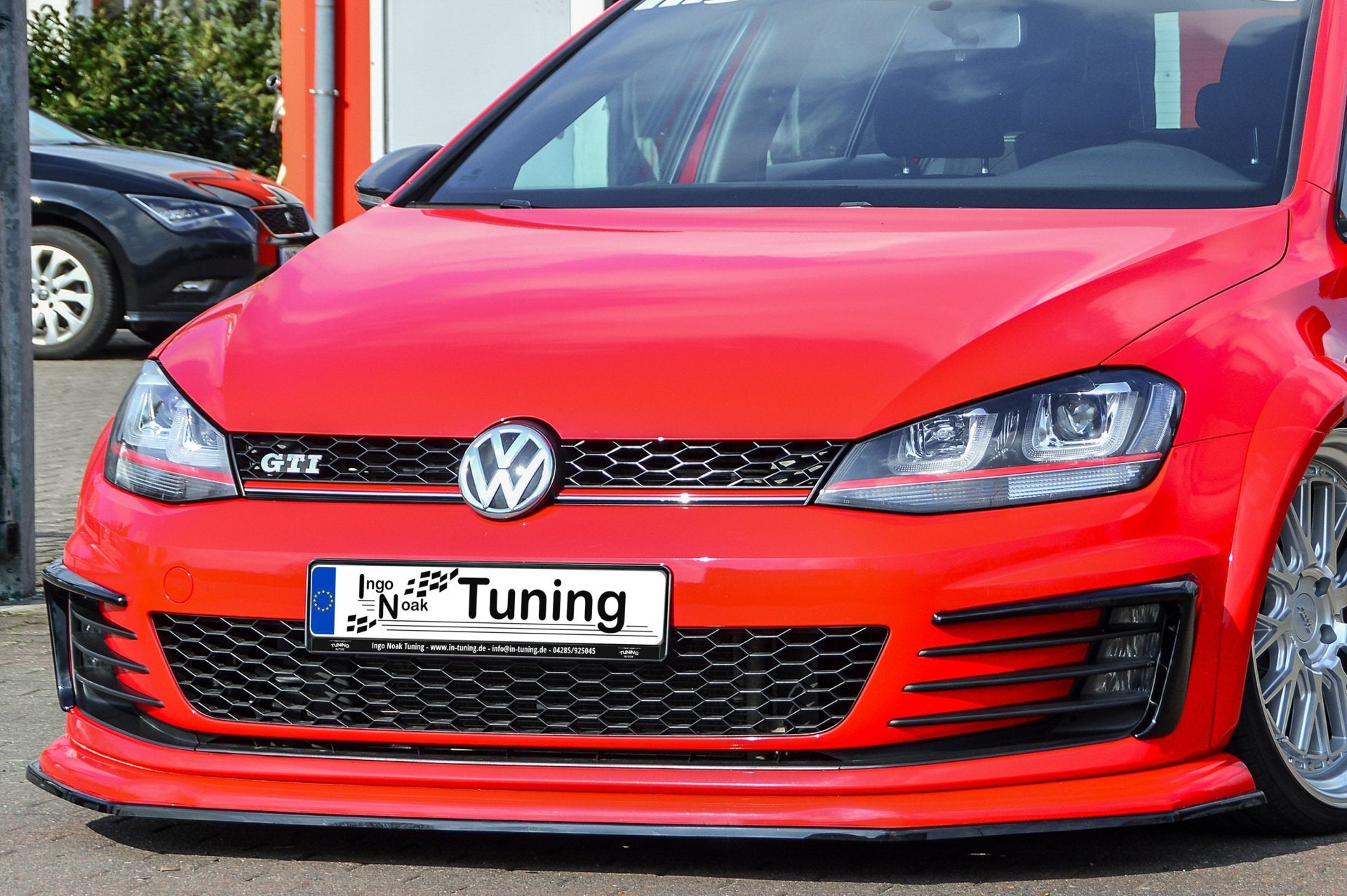 Blenden für NSW in Clubsport Optik aus ABS für VW Golf 7 GTI (Schwarz Matt)