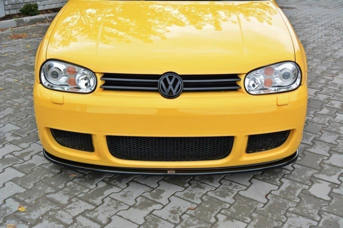 Street+ Spoilerlippe Front Ansatz passend für VW Golf 4 R32 schwarz Hochglanz