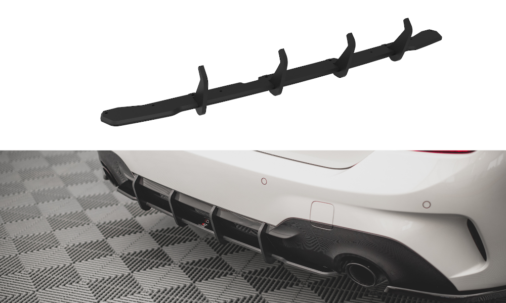 Street Pro Heckschürze Heck Ansatz Diffusor passend für BMW 3er G20 / G21 M-Paket
