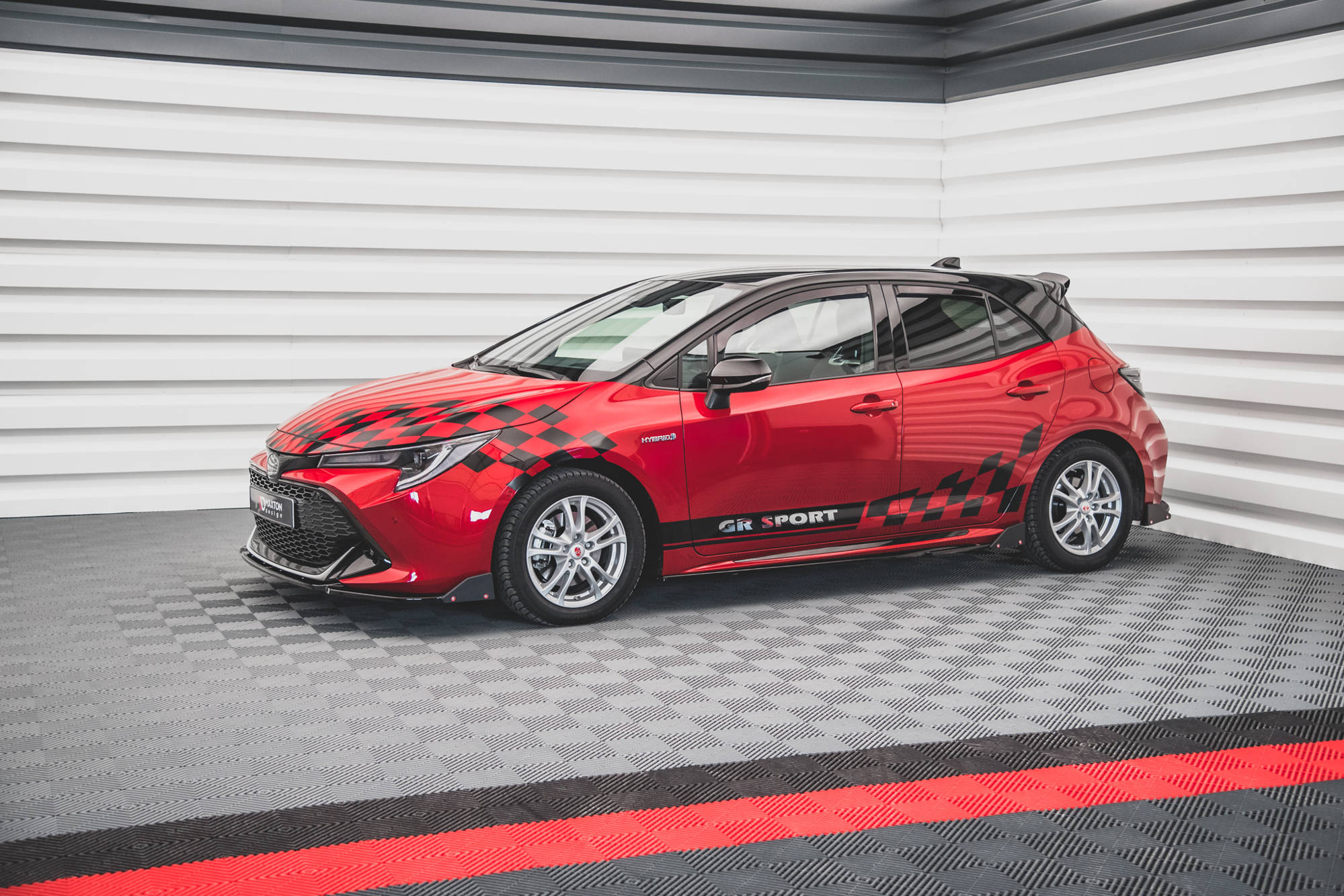 Street+ Seitenschweller Leisten V.1 + Flaps passend für Toyota Corolla GR Sport Hatchback XII
