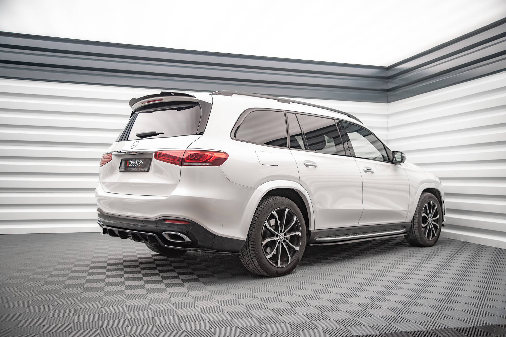 Street+ Seitenschweller Leisten passend für Mercedes GLS AMG-Line X167 Carbon Look
