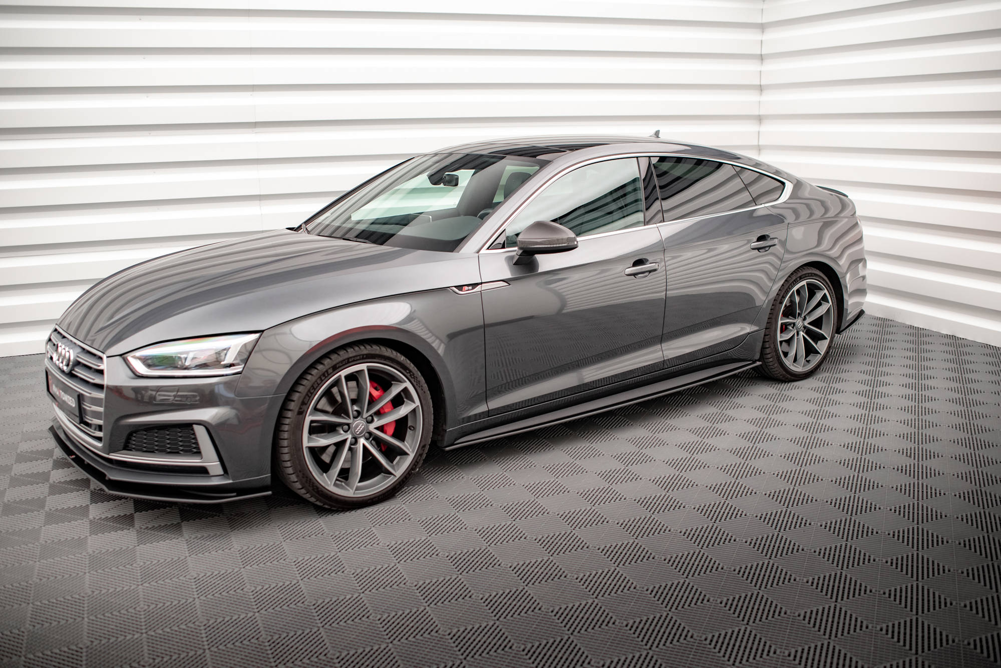 Street Pro Seitenschweller Leisten passend für Audi A5 S-Line / S5 Sportback F5