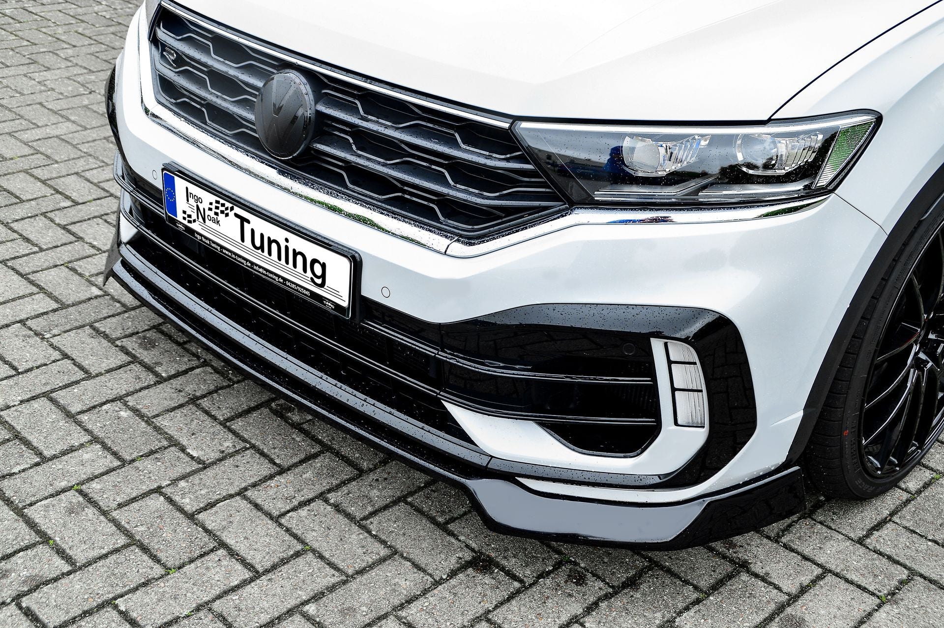 Cuplippe Spoilerschwert aus ABS für VW T-ROC R (Schwarz Matt)