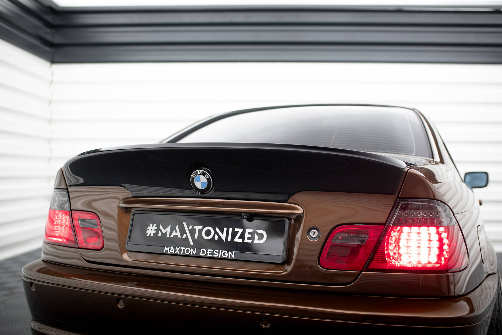 Heckspoiler / KOFFERRAUMDECKEL Erweiterung BMW 3er E46 COUPE < M3 CSL LOOK > ZUM MALEN