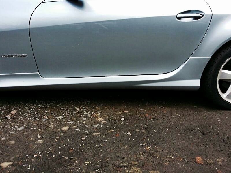 Seitenschweller MERCEDES SLK R171 SLK R172 AMG LOOK ABS Kunststoff