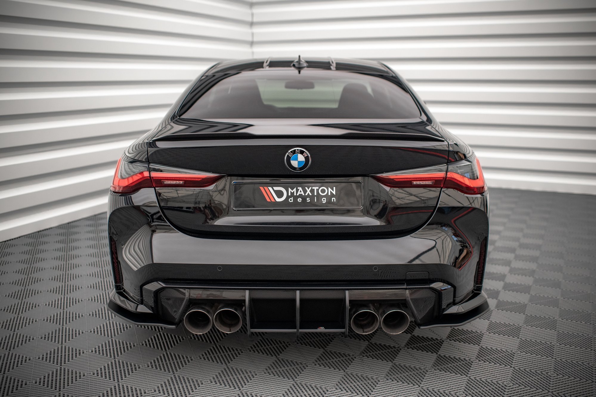 Street Pro Heckschürze Heck Ansatz Diffusor passend für BMW M3 Limousine / Touring G80