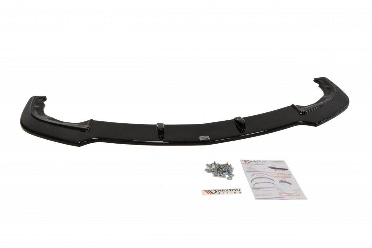 Street+ Spoilerlippe Front Ansatz V.1 passend für Mazda 3 MK2 MPS schwarz Hochglanz
