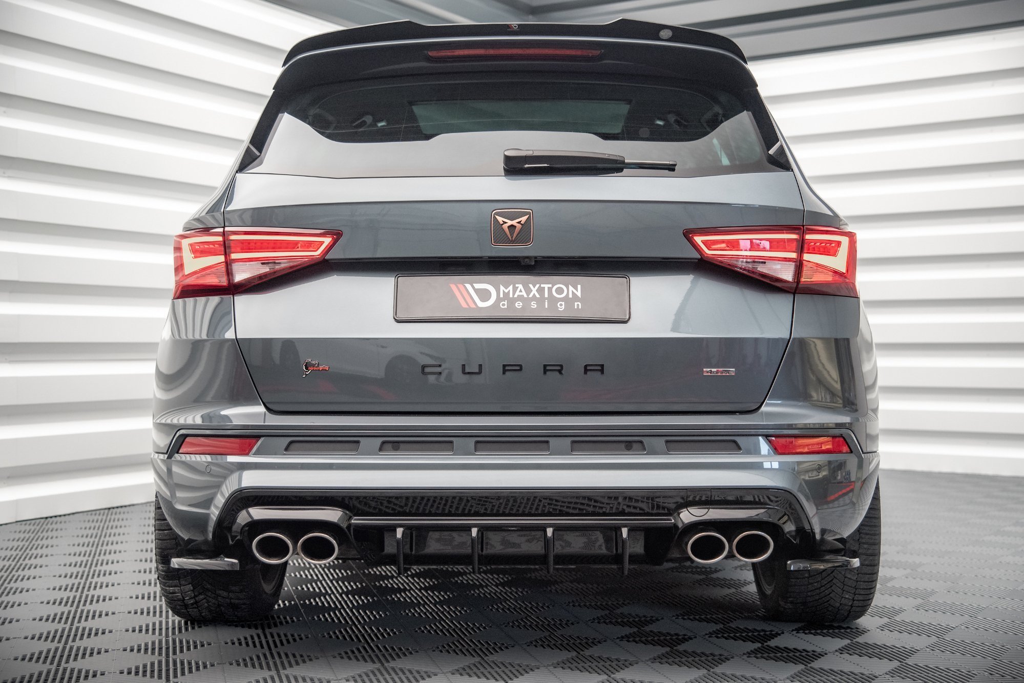 Heckspoiler Lippe passend für CUPRA Ateca Mk1 / Mk1 FL schwarz Hochglanz