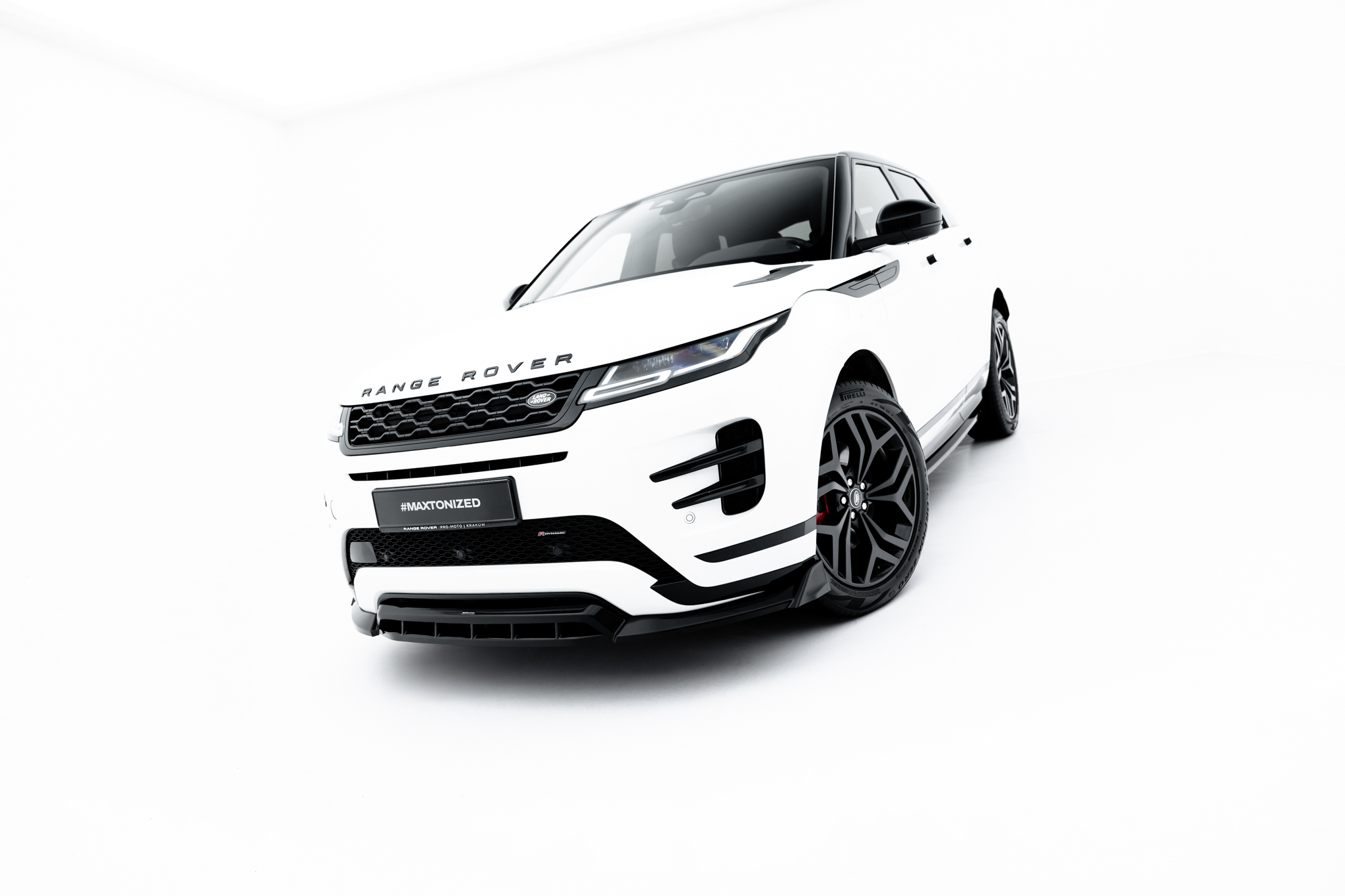 Frontlippe passend für Land Rover Range Rover Evoque Dynamic Mk2 schwarz Hochglanz
