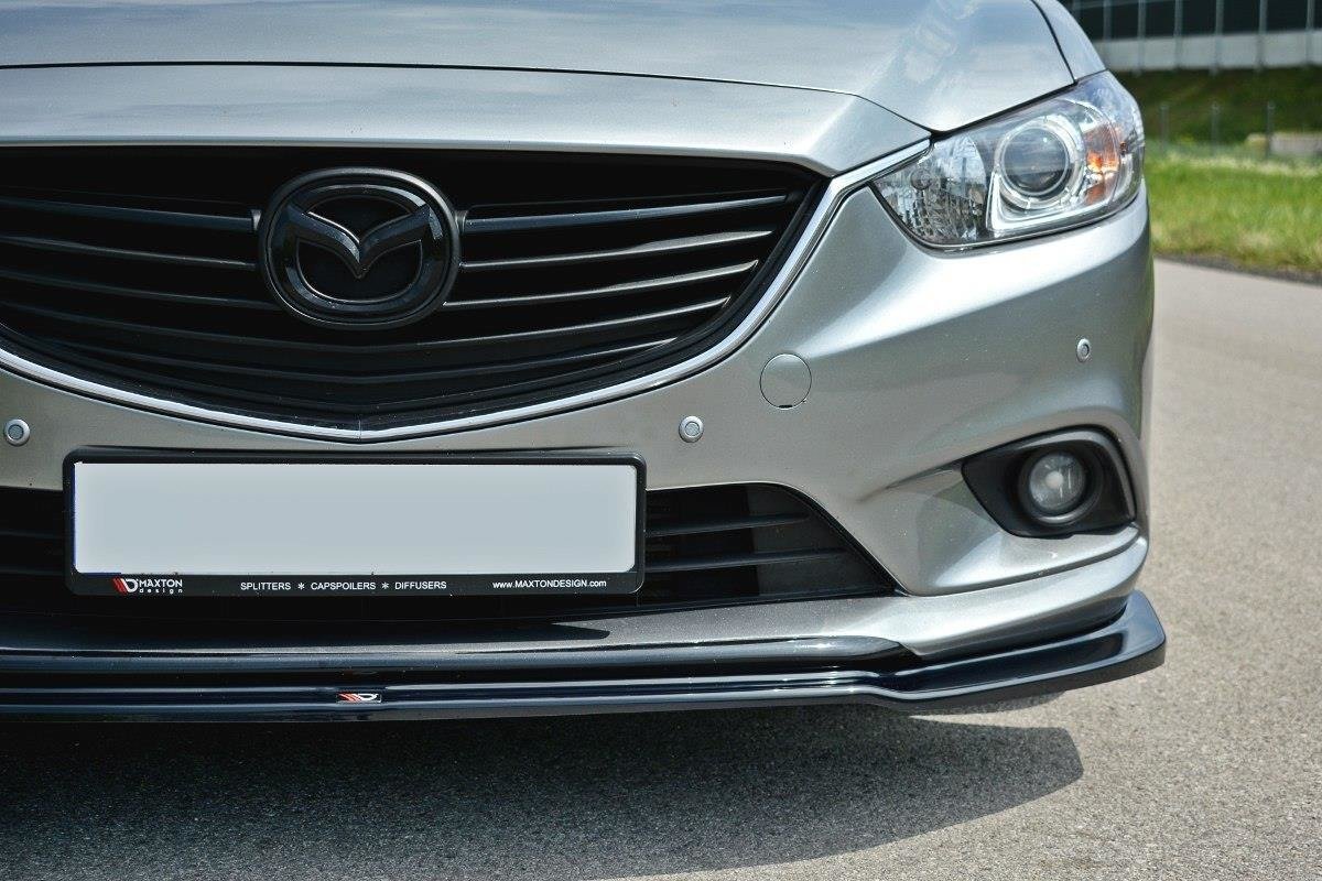 Front Ansatz V.1 für Mazda 6 GJ Mk3 schwarz Hochglanz