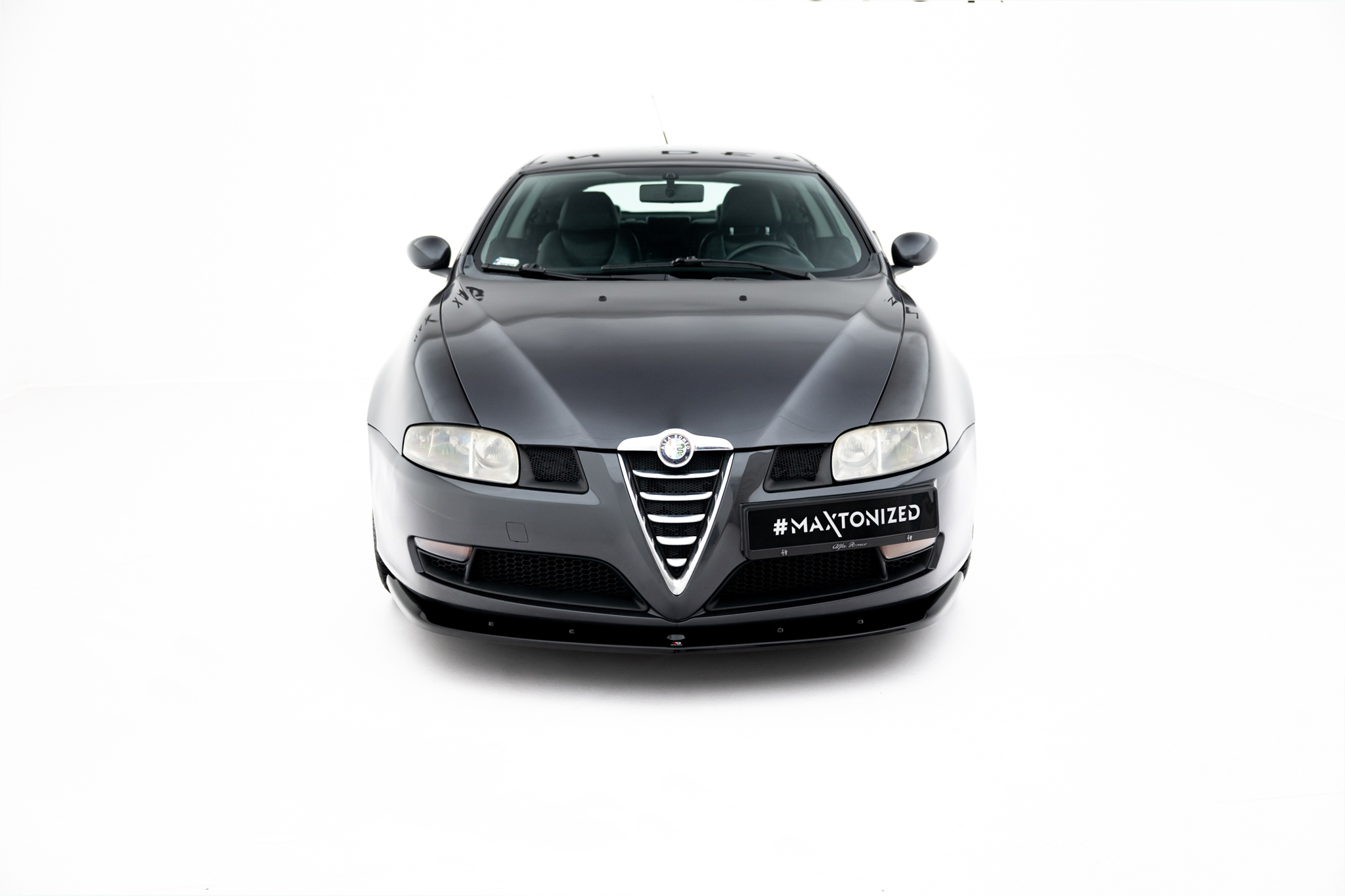 Front Ansatz V.1 für Alfa Romeo GT schwarz Hochglanz