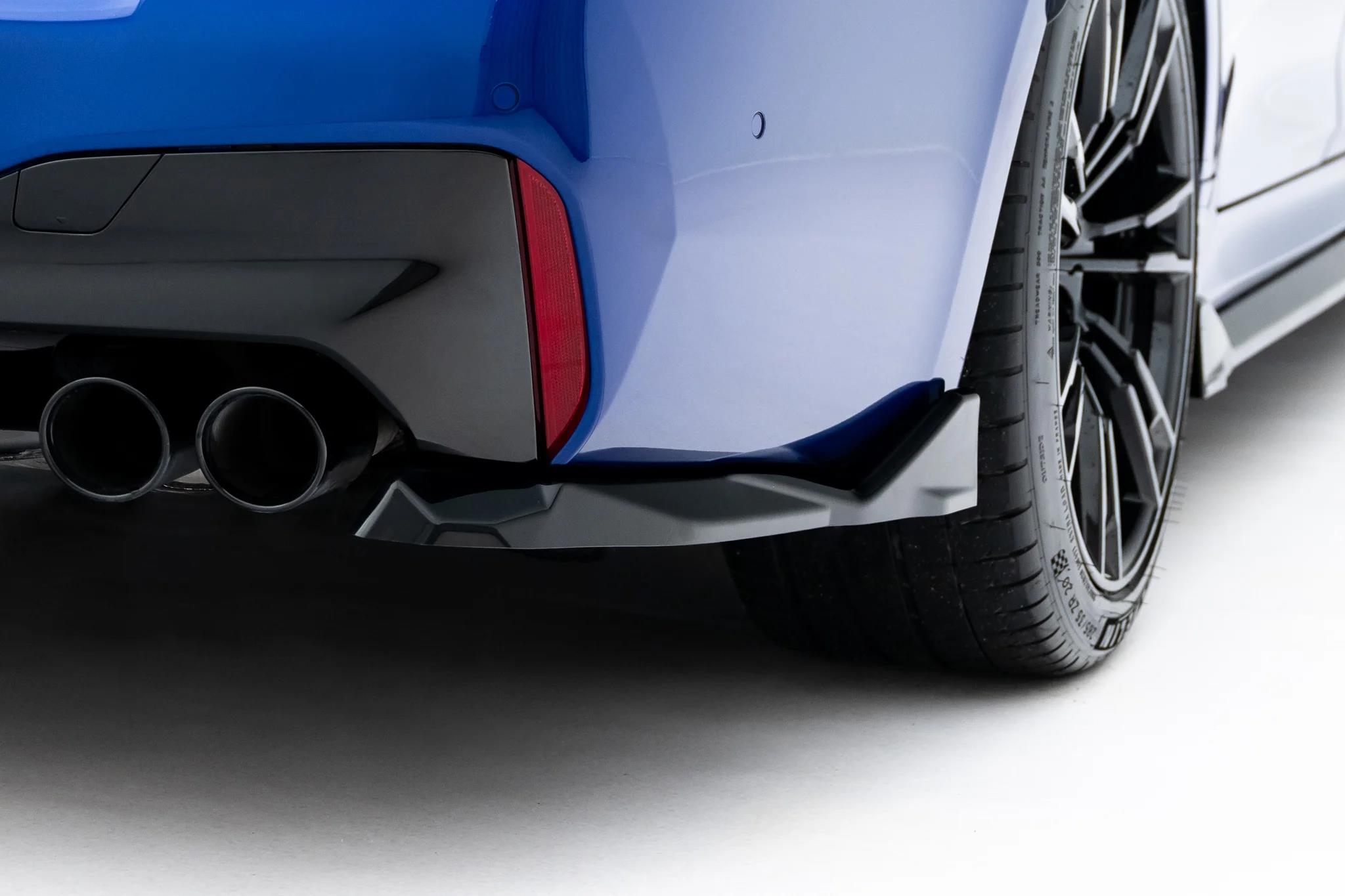 Diffusor Flaps V.2 passend für BMW M5 F90 / F90 Facelift schwarz Hochglanz