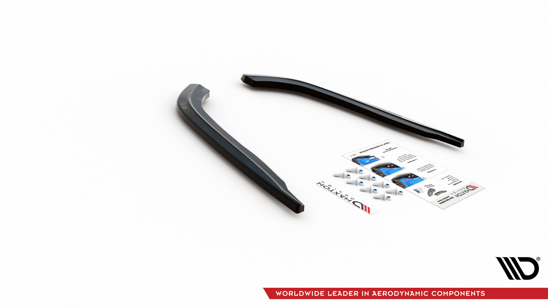 Street+ Heck Ansatz Flaps passend für BMW 5er G30 / G31 schwarz Hochglanz