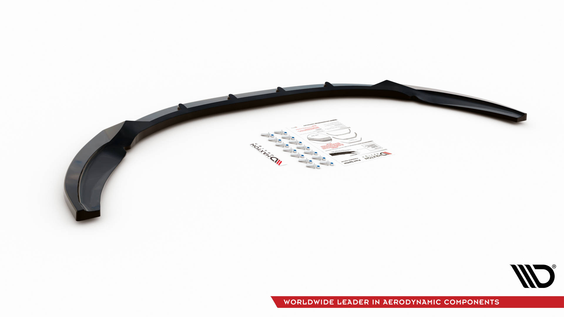 Street+ Spoilerlippe Front Ansatz passend für Ford C-Max Mk2 schwarz Hochglanz