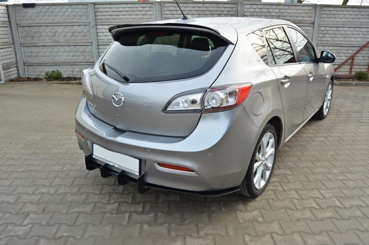 Diffusor für MAZDA 3 MK2 SPORT vor Facelift Diffusor Heck Ansatz für Heckschürze für & Heck Ansatz Flaps