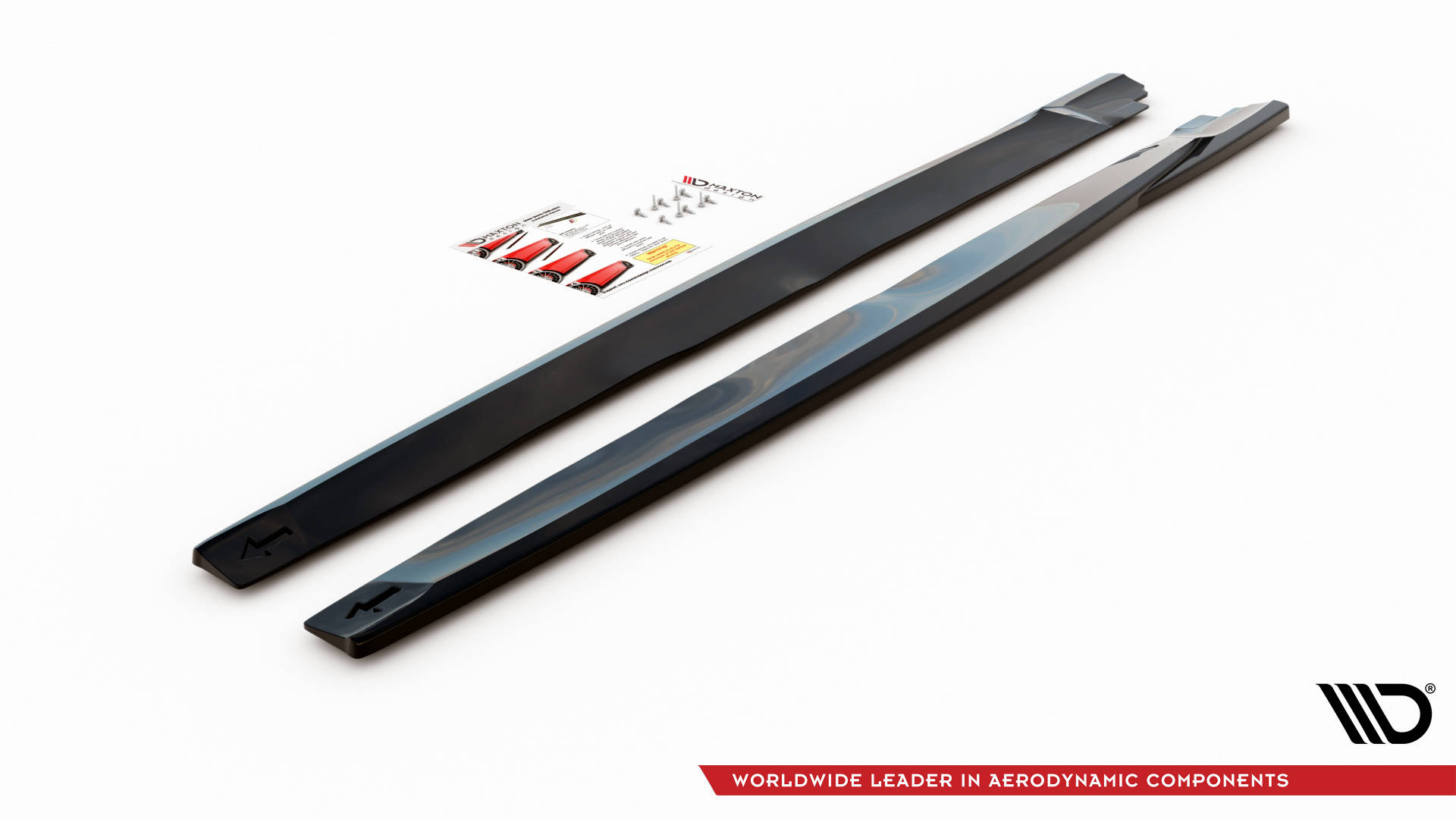 Street+ Seitenschweller Leisten V.2 passend für Nissan 370Z Nismo FL schwarz Hochglanz
