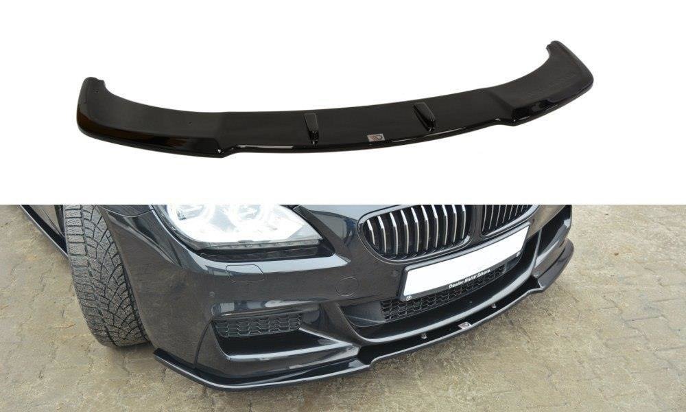 Street+ Spoilerlippe Front Ansatz passend für BMW 6er Gran Coupe M Paket schwarz Hochglanz