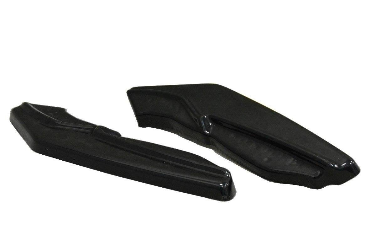 Heck Ansatz Flaps Diffusor für Renault Laguna mk 3 Coupe schwarz Hochglanz