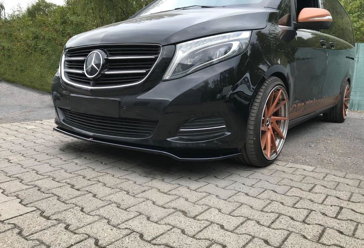 Front Ansatz V.3 für Mercedes-Benz V-Klasse W447 schwarz Hochglanz