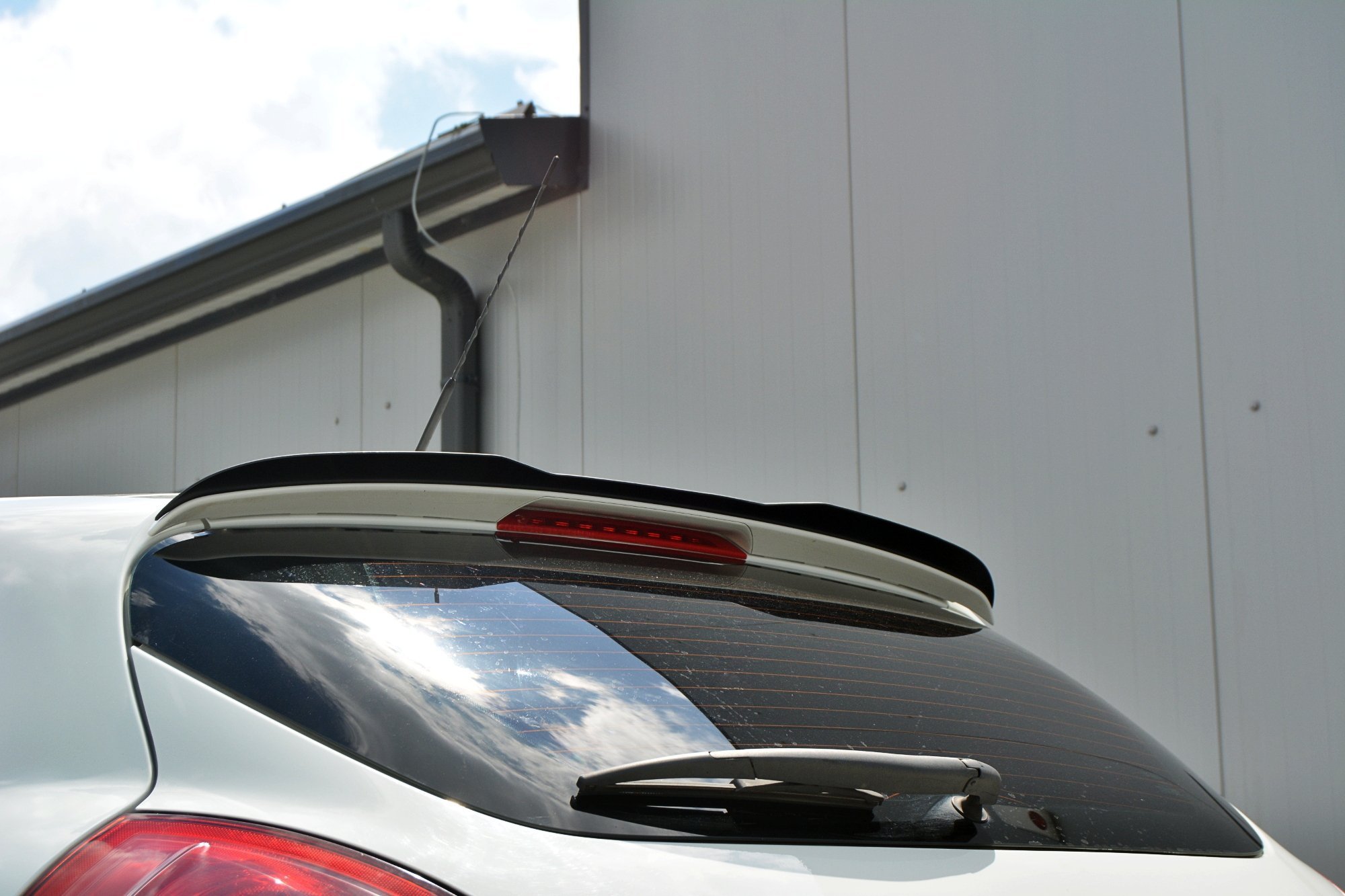 Spoiler CAP für Fiat Bravo Mk2 Sport schwarz Hochglanz