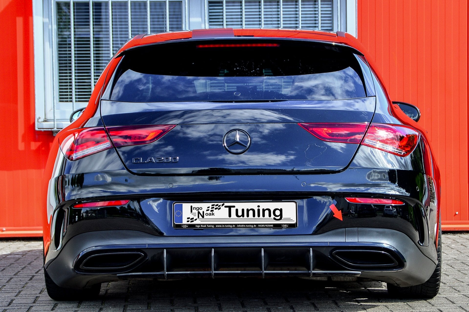 Gefräster Heckansatz für Mercedes CLA X118 Shooting Brake AMG-Line ab Bj.:2019-