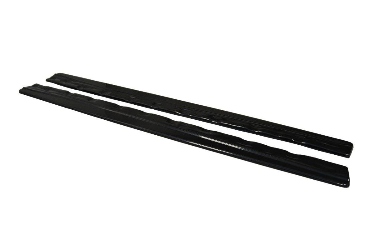 Seitenschweller Ansatz für Honda Civic Mk9 Facelift schwarz matt
