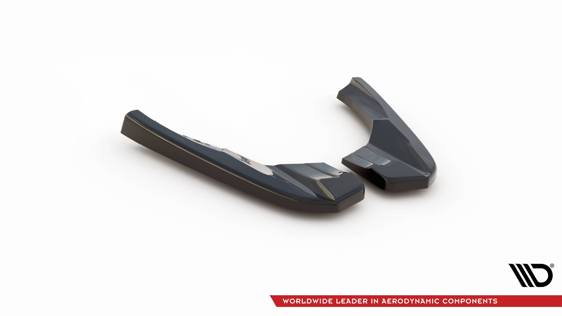 Heck Ansatz Flaps Diffusor V.2 für Audi RS3 8V Sportback Facelift schwarz Hochglanz