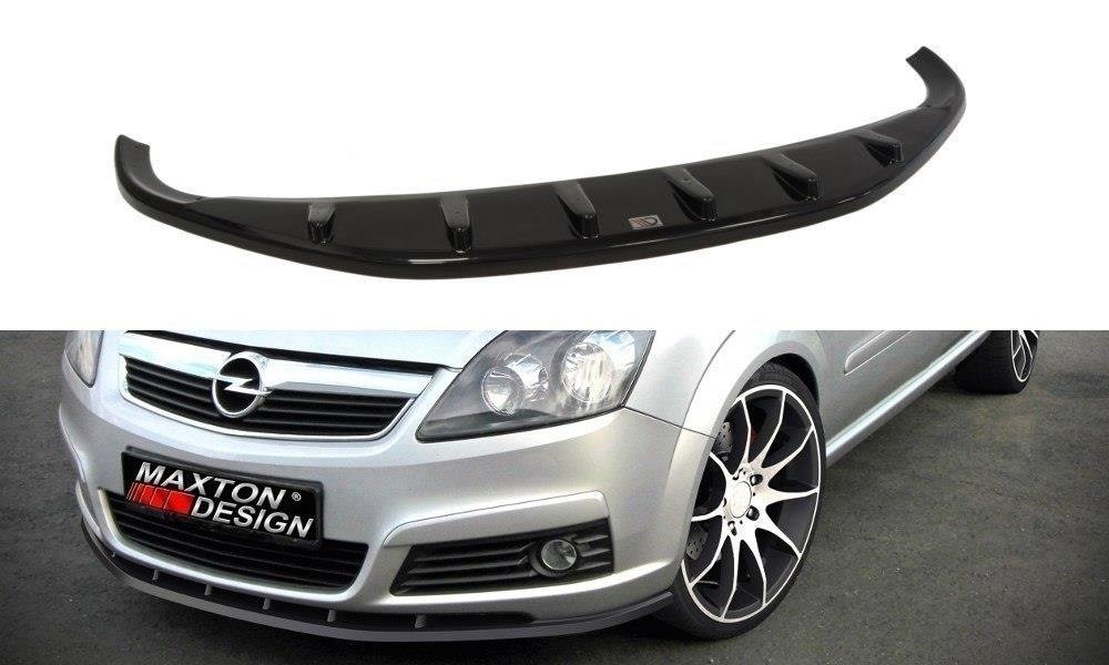 Street+ Spoilerlippe Front Ansatz passend für Opel Zafira B vor FL schwarz Hochglanz