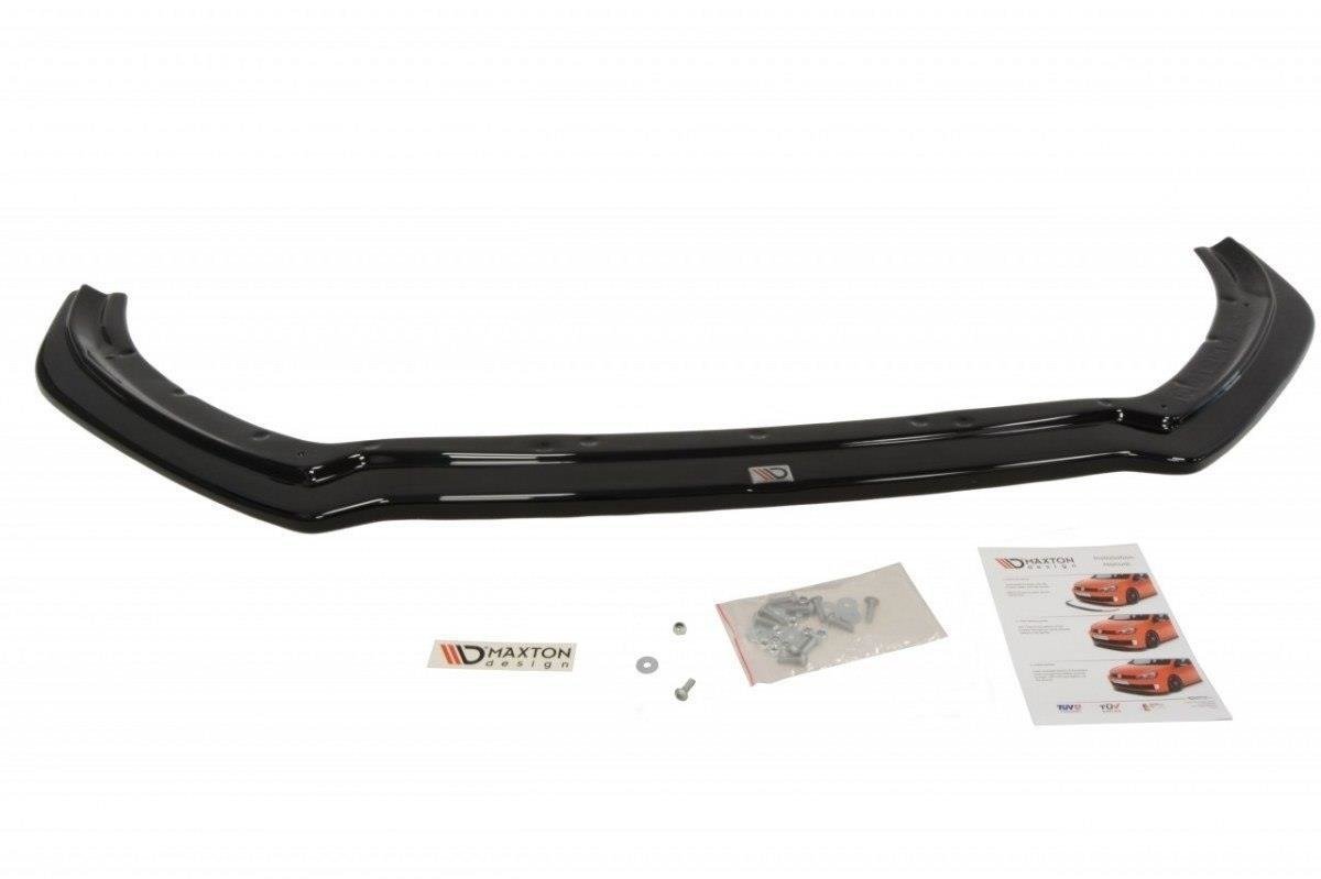 Street+ Spoilerlippe Front Ansatz V.4 passend für Ford Focus RS Mk3 schwarz Hochglanz