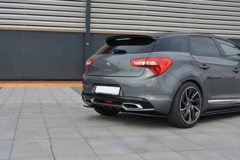 Street+ Heck Ansatz Flaps passend für CITROEN DS5 FL PREFACE schwarz matt