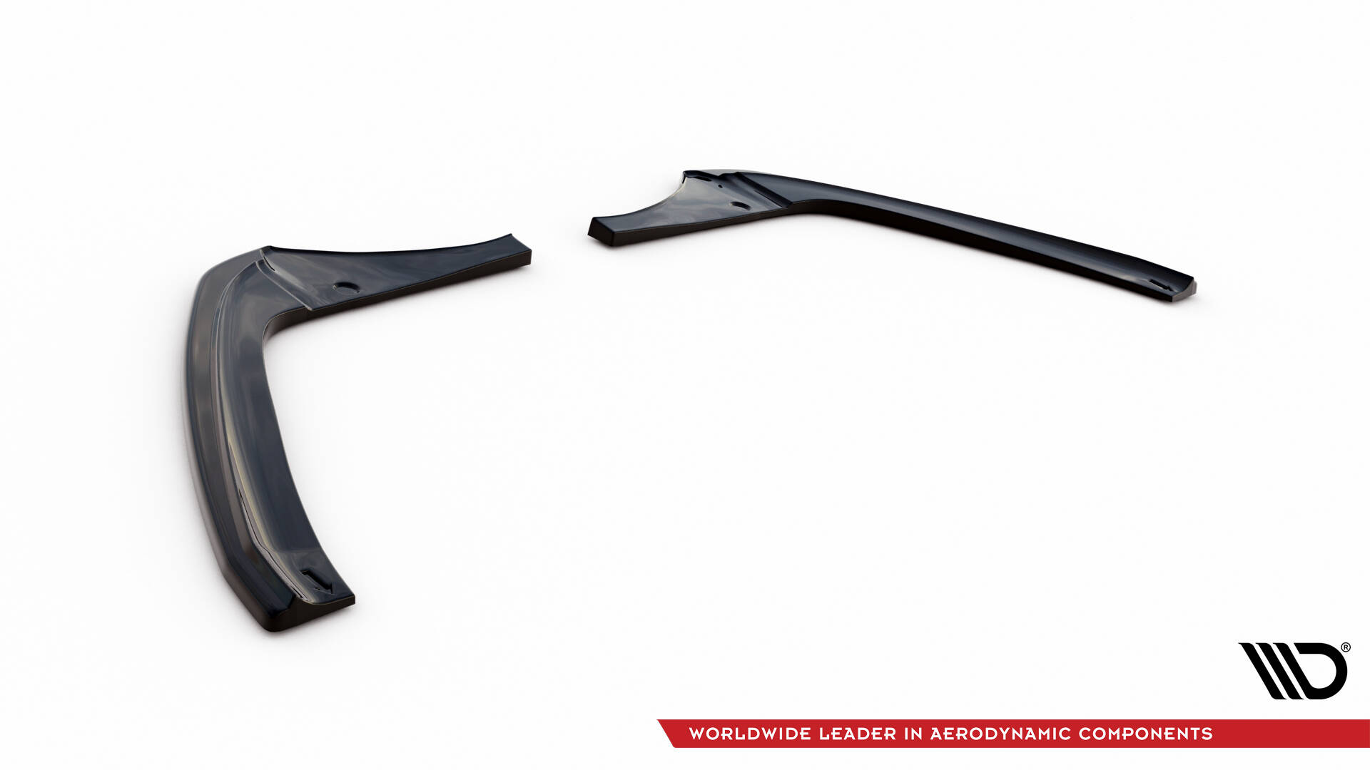 Diffusor Flaps V.2 passend für Maserati Granturismo Mk1 schwarz Hochglanz