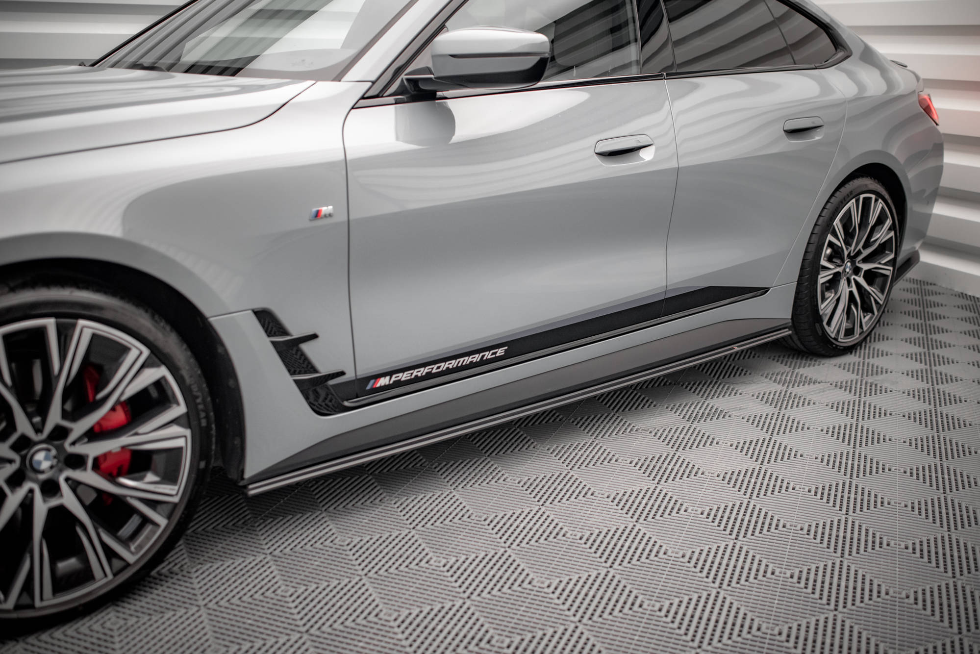 Street Pro Seitenschweller Leisten passend für BMW 4er Gran Coupe M-Paket G26
