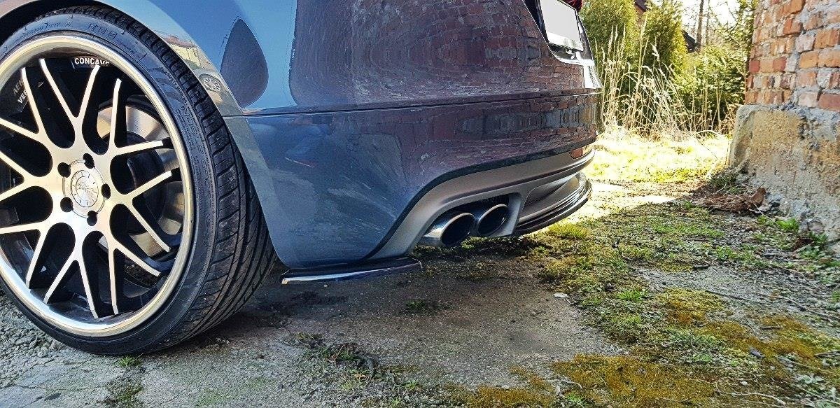 Heckansatz Audi TT S Mk2 8J schwarz Hochglanz