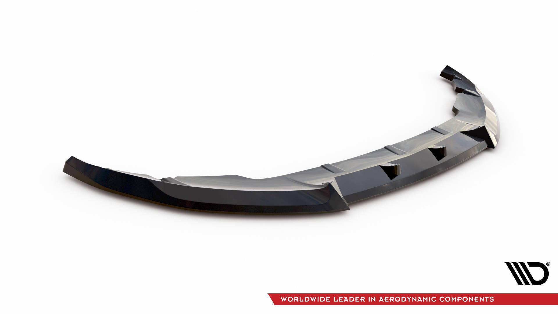 Street+ Spoilerlippe Front Ansatz V.1 passend für Mini Cooper Clubman John Cooper Works F54 FL schwarz Hochglanz